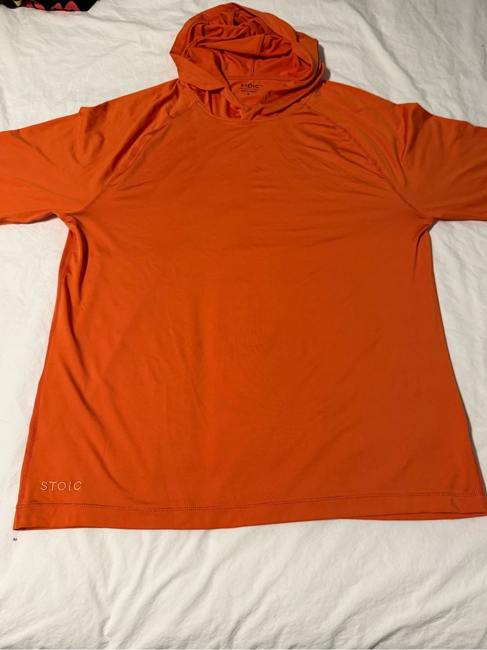 Stoic Men’s Orange Performance Hooded Shirt